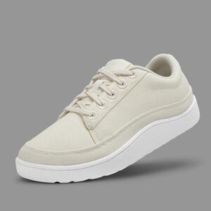 Allbirds Canvas Pacers Natural White Blizzard Sole Size 10